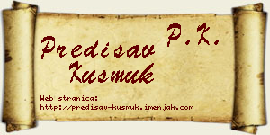 Predisav Kusmuk vizit kartica